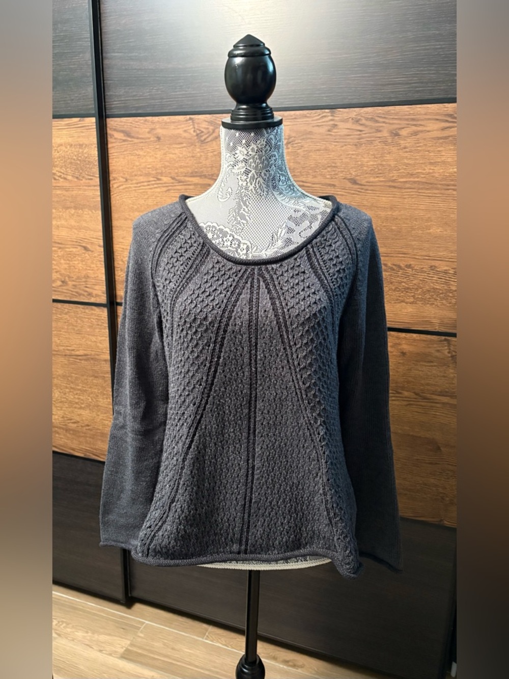 Calvin Klein Jeans Dark Grey Knit Top